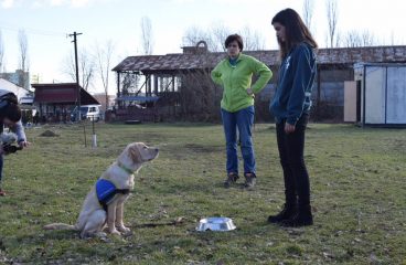 Študenti kynológie z Lučenca vychovávajú vodiaceho psa a spoznávajú život nevidiacich